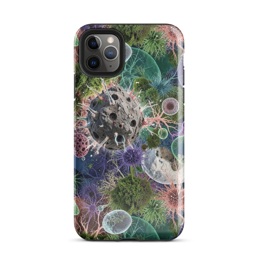 Microbial Garden on Tough Case for iPhone® — Front