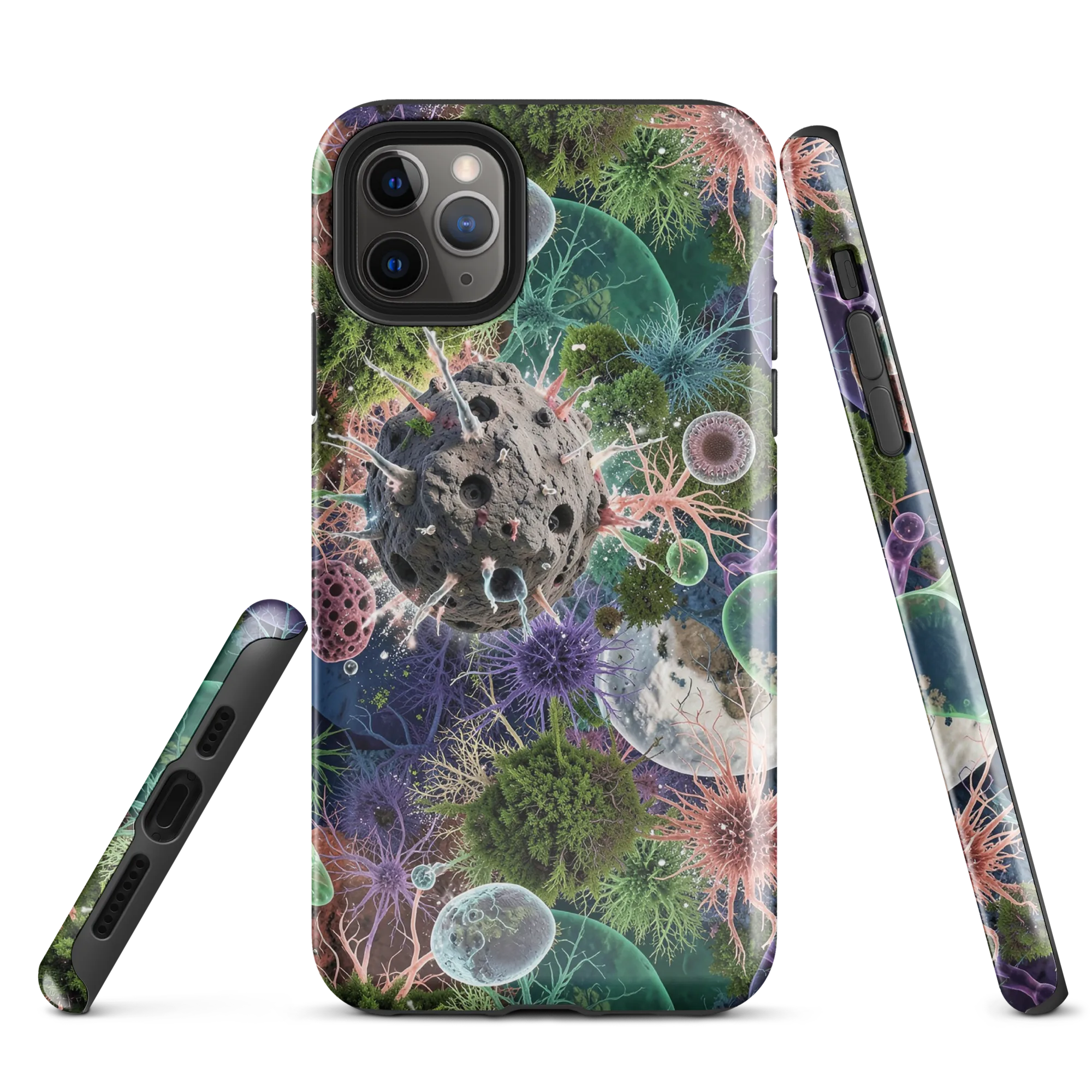 Microbial Garden on Tough Case for iPhone® — Front