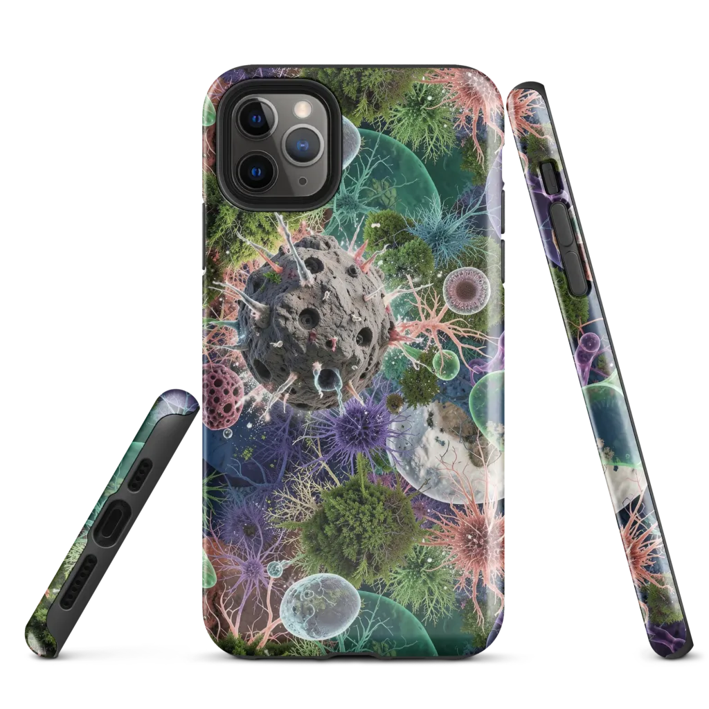 Microbial Garden on Tough Case for iPhone® — Front