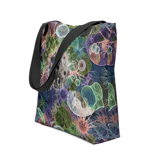 Microbial Garden on a Tote Bag