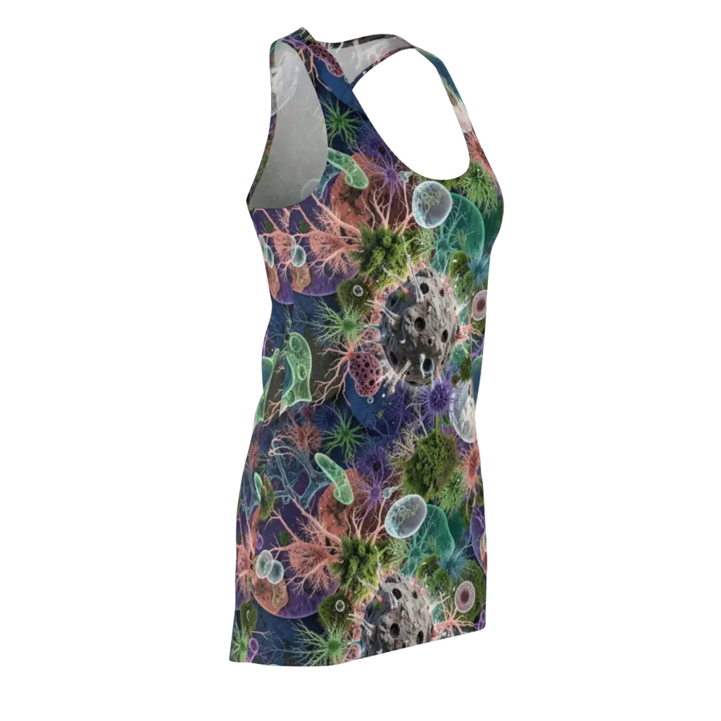 Microbial Garden on Racerback Dress — Front Side
