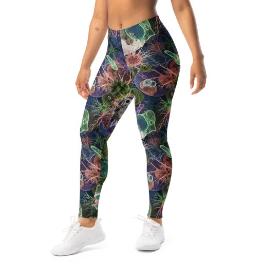 Microbial Garden on a Leggings