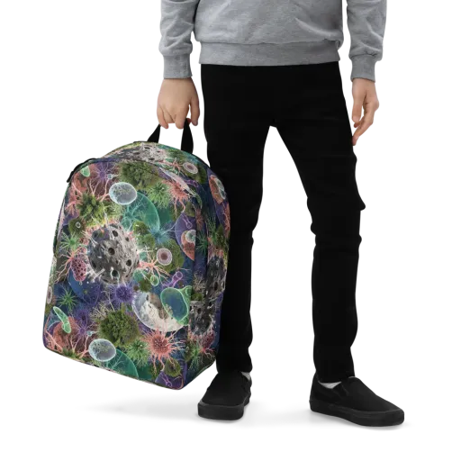 Microbial Garden on a Minimalist Backpack