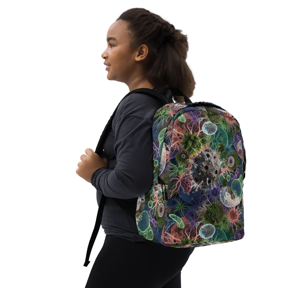 Microbial Garden on Minimalist Backpack — Right Front