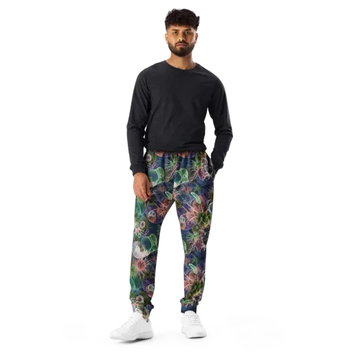 Microbial Garden on a Men's Joggers