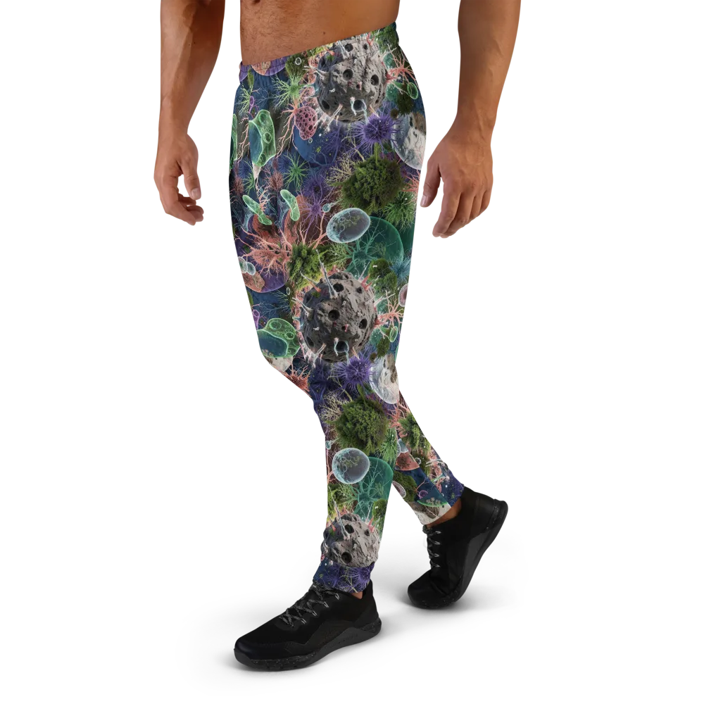Microbial Garden on Men's Joggers — Left