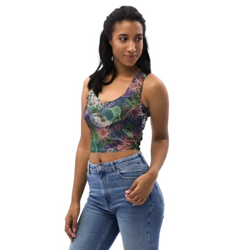 Microbial Garden on a Crop Top