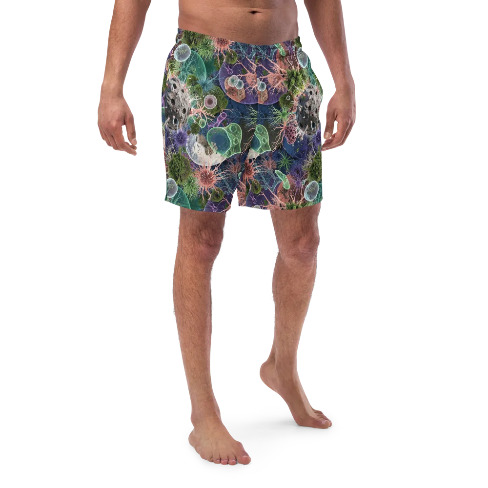 Microbial Garden on Swim Trunks — Front