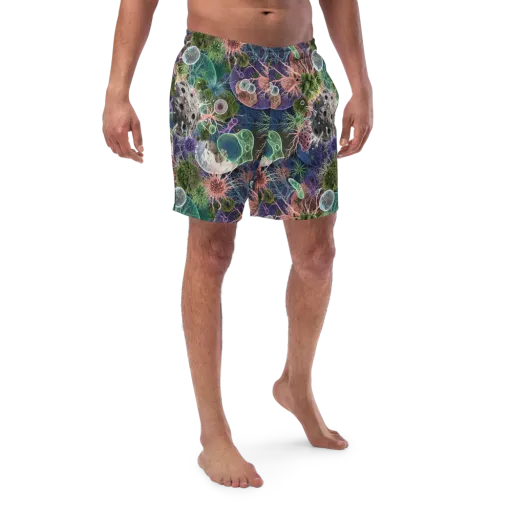 Microbial Garden on a Swim Trunks