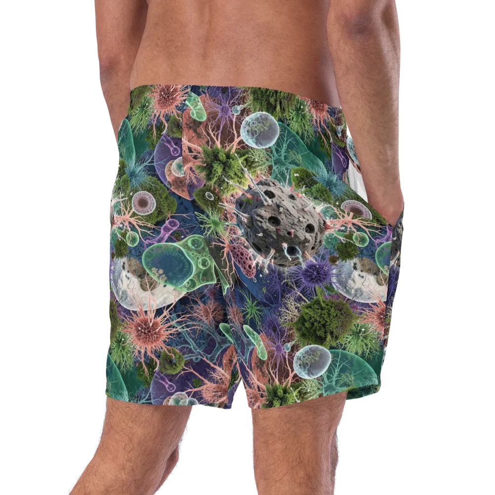 Microbial Garden on Swim Trunks — Right Back