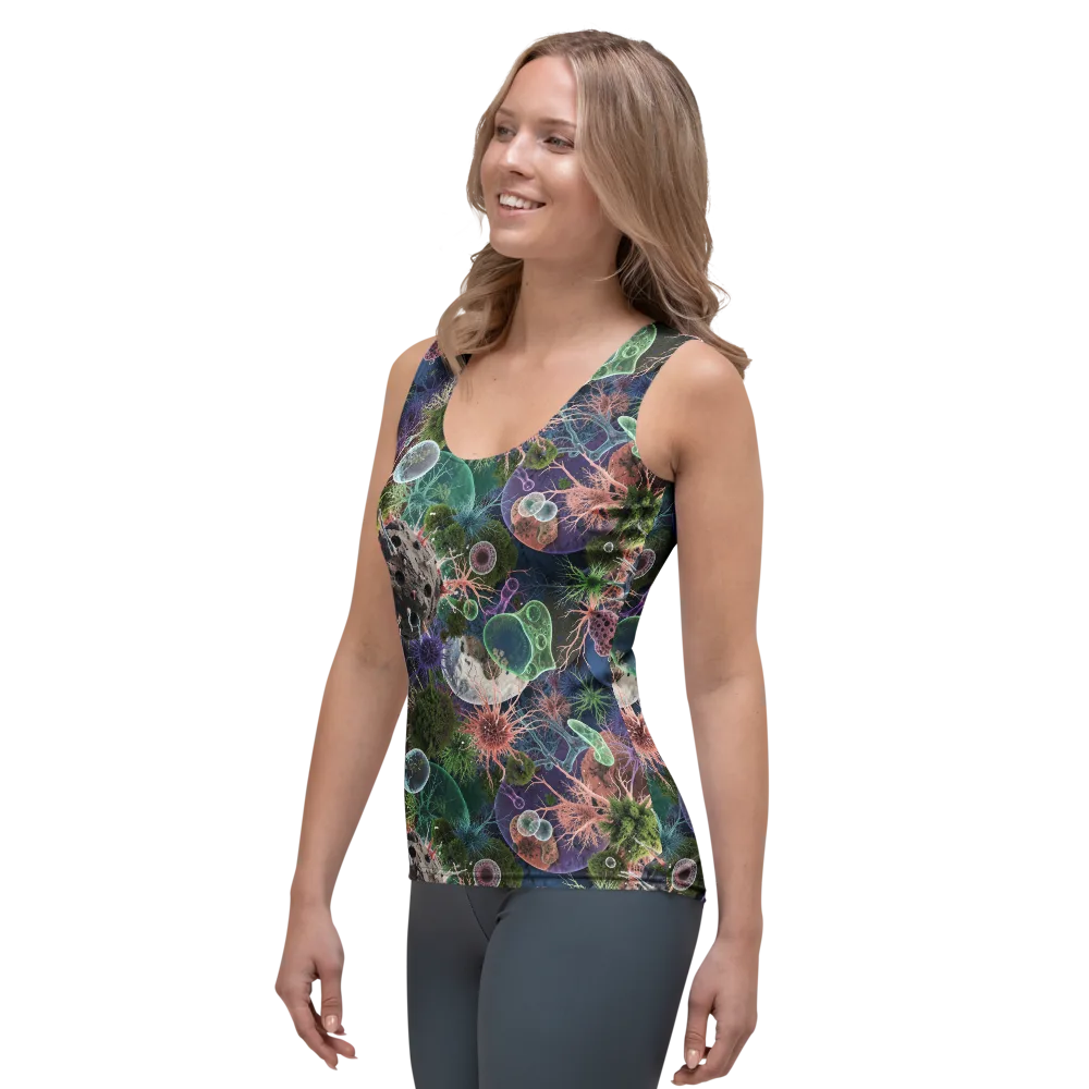 Microbial Garden on Women's Tank Top — Left Front