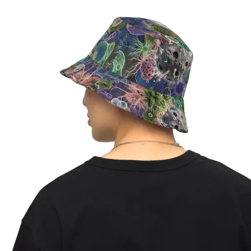 Microbial Garden on a Reversible Bucket Hat