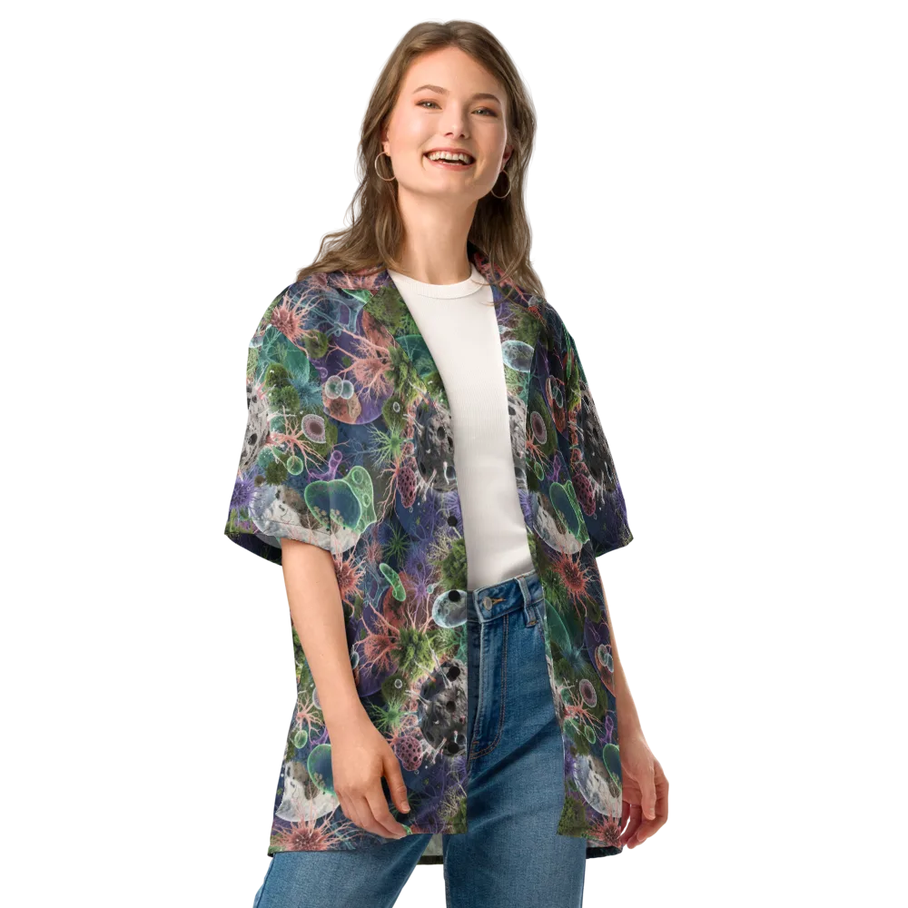 Microbial Garden on Button Shirt — Front