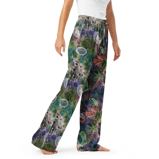 Microbial Garden on a Women's Pajama Pants