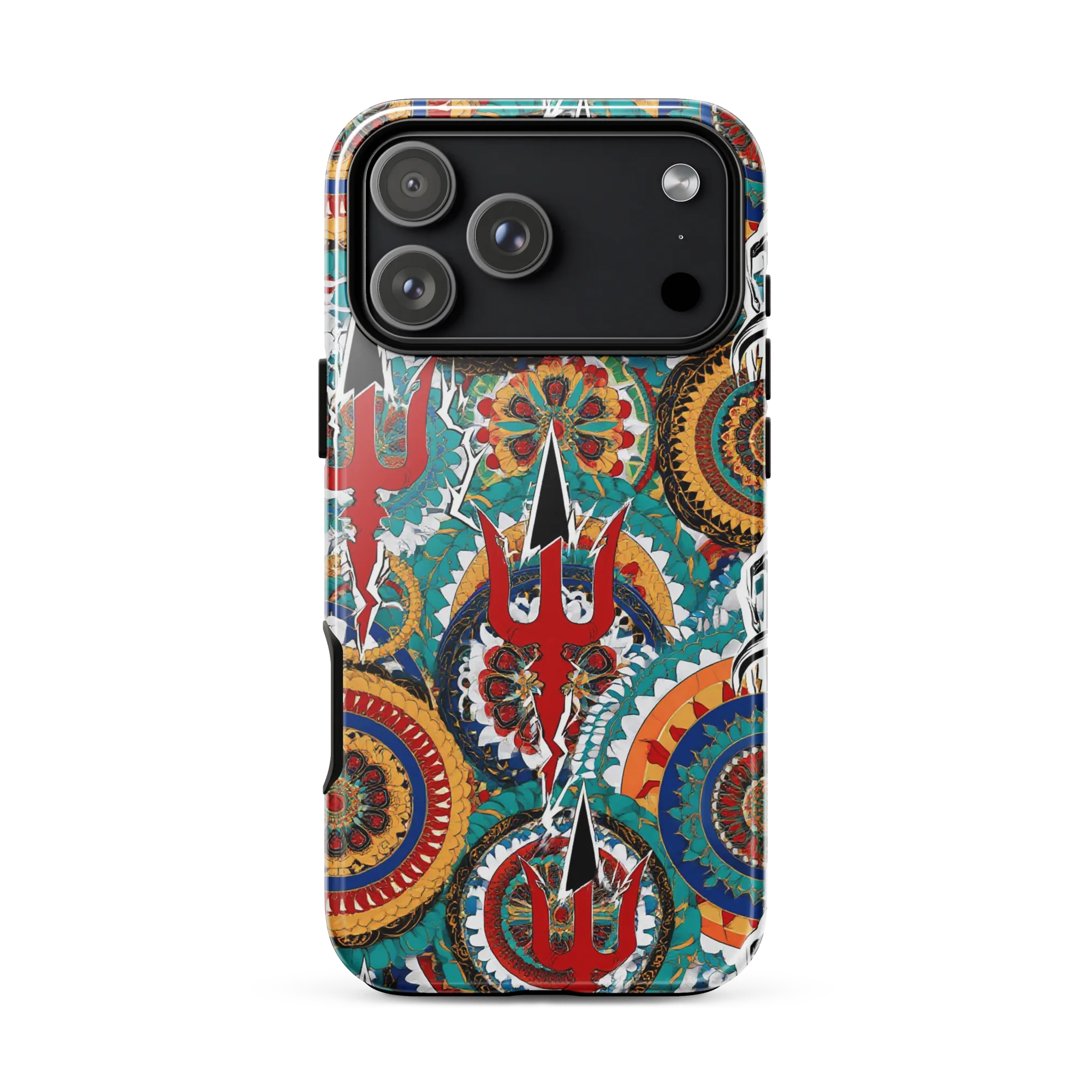 Trident Mandala on Tough Case for iPhone® — Front