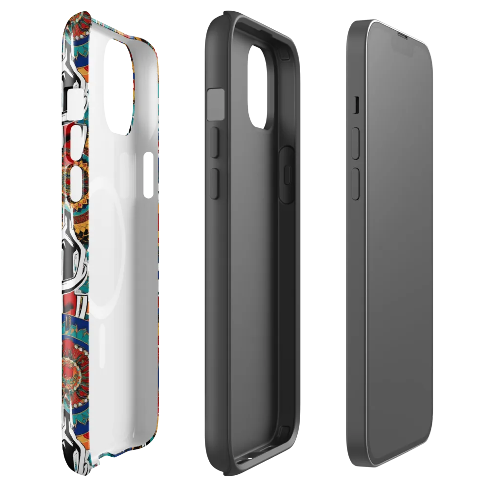 Trident Mandala on MagSafe Tough Case for iPhone® — Front