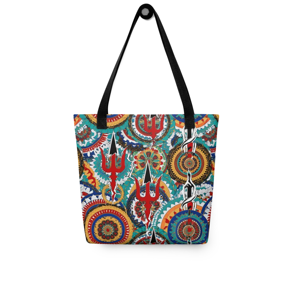 Trident Mandala on Tote Bag — Front