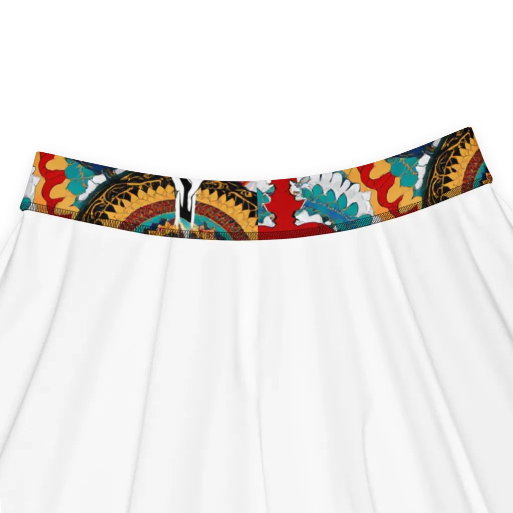 Trident Mandala on Skater Skirt — Product details