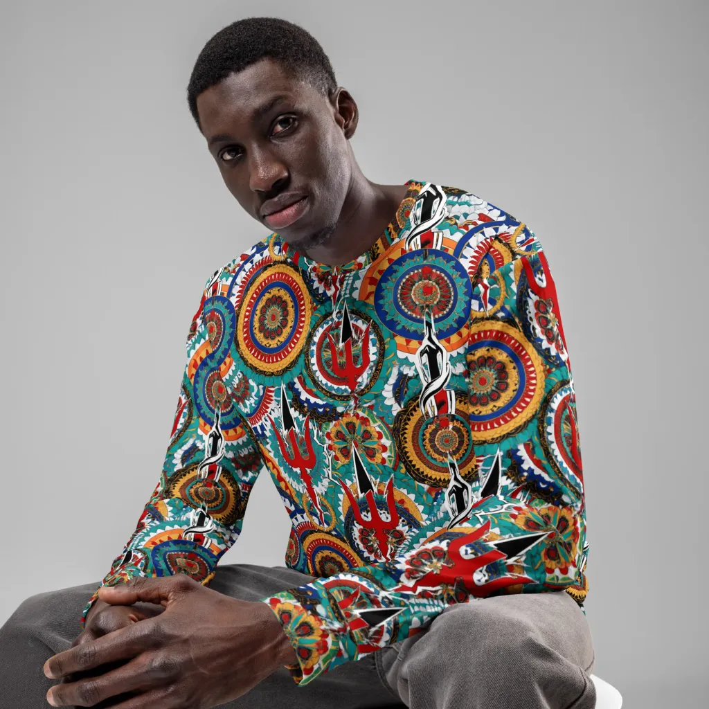 Trident Mandala on Sweatshirt — Front