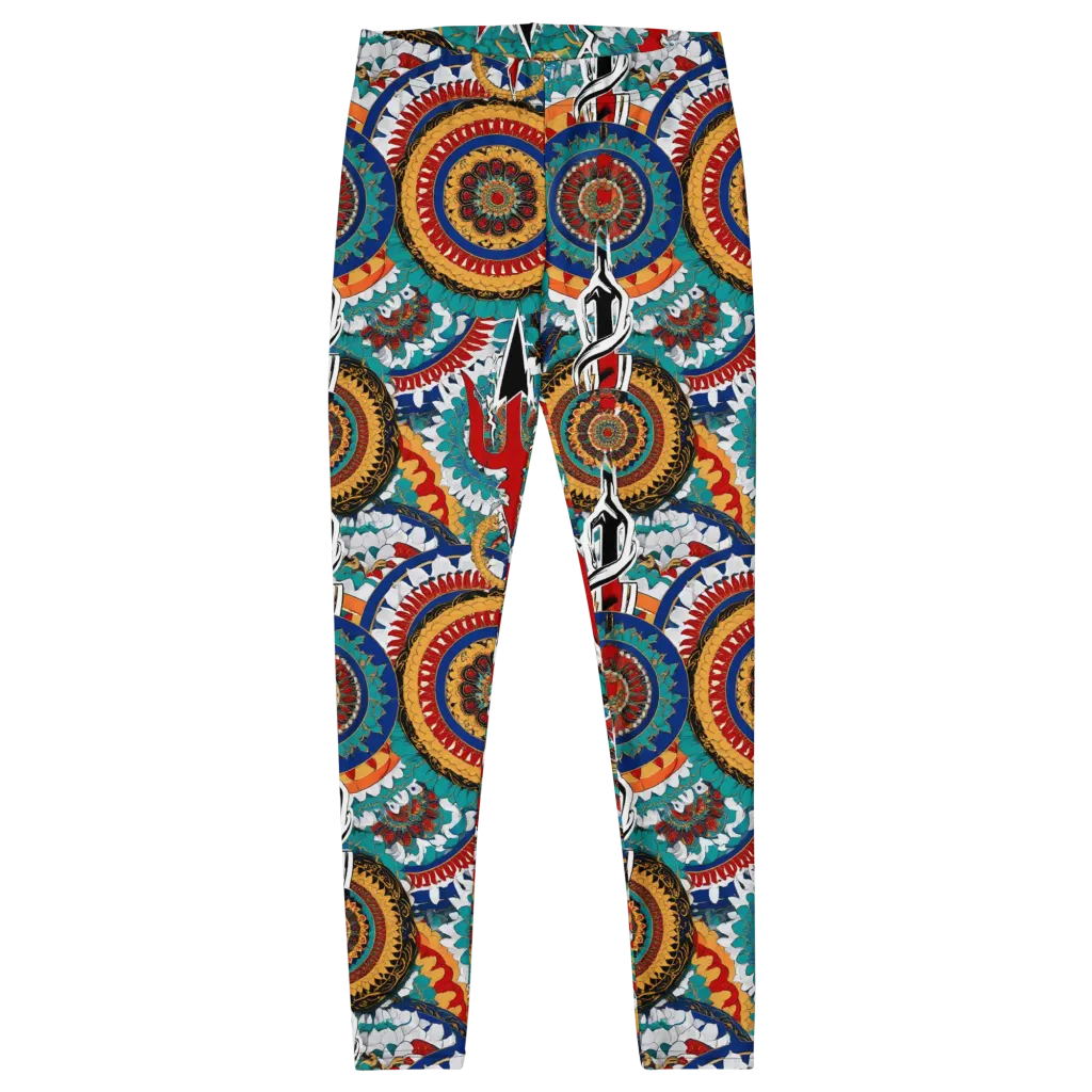 Trident Mandala on Leggings — Front