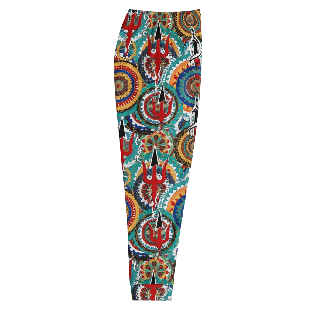 Trident Mandala on Men's Joggers — Right
