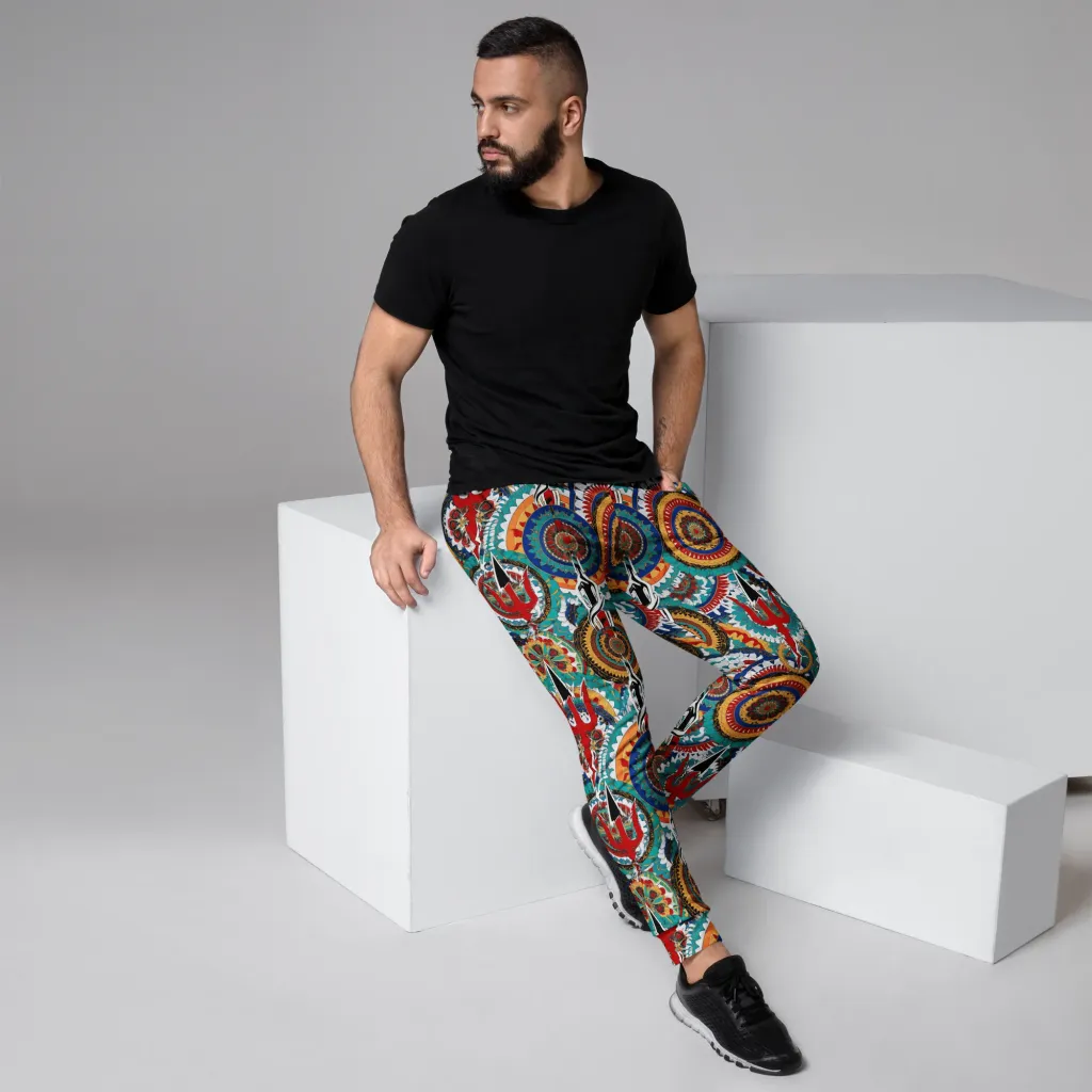 Trident Mandala on Men's Joggers — Right