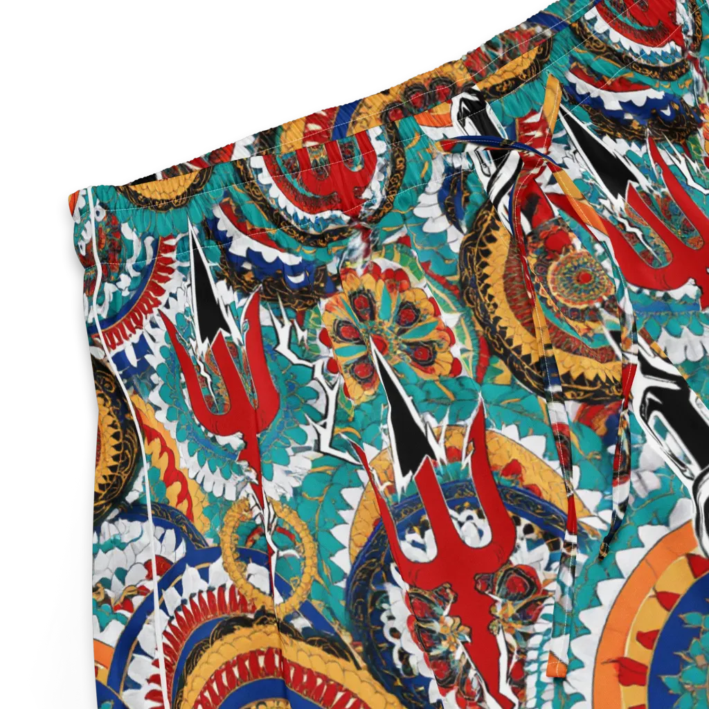 Trident Mandala on Women's Pajama Shorts — Product details