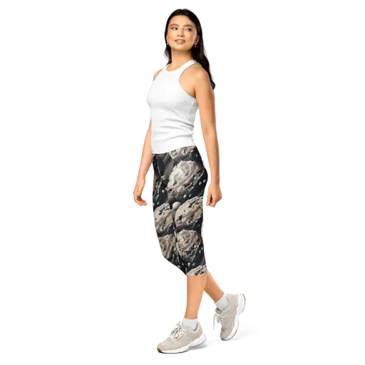 Moonfall Terrain on a Capri Leggings