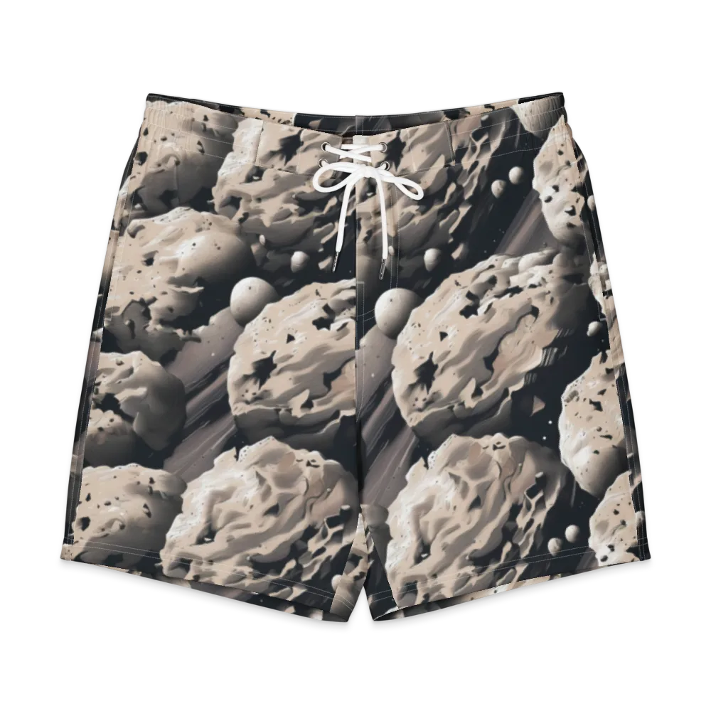 Moonfall Terrain on Men's Board Shorts — Front
