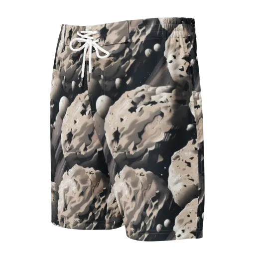 Moonfall Terrain on a Men's Board Shorts