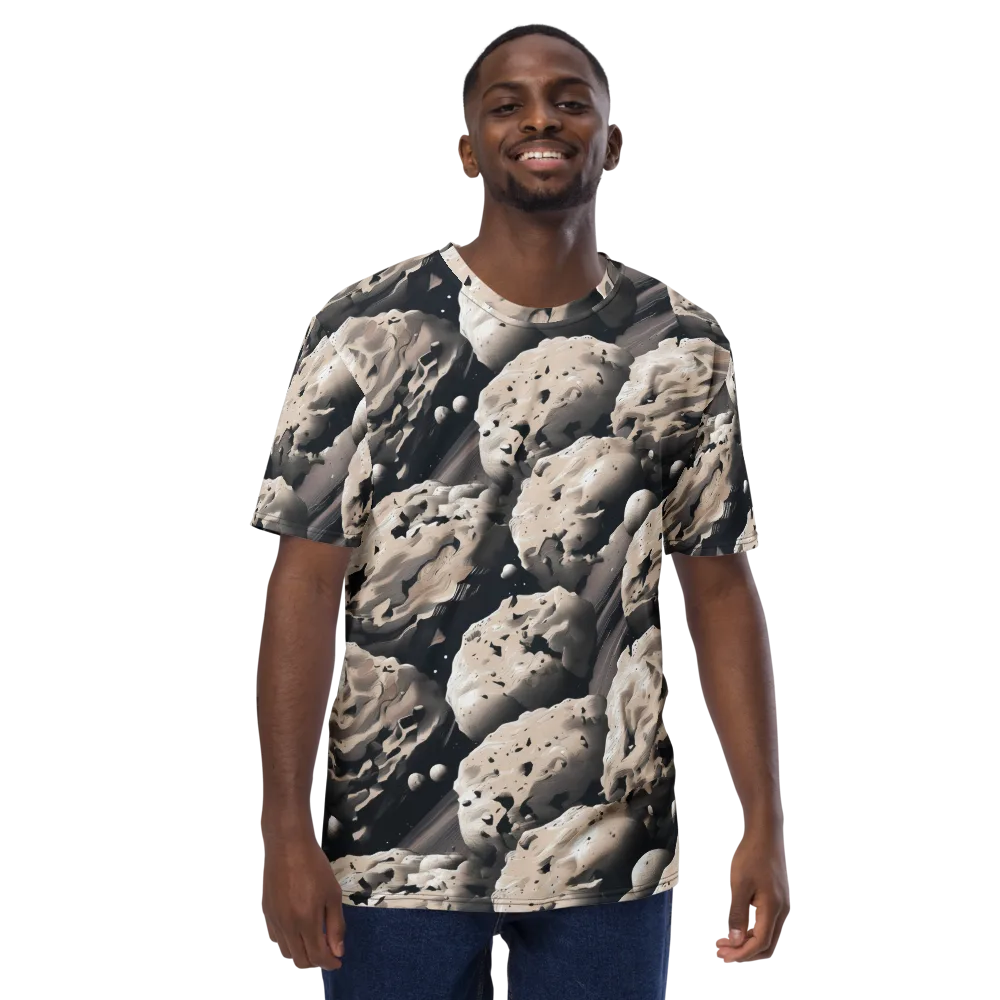 Moonfall Terrain on Men's Crew Neck T-Shirt — Front