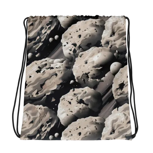 Moonfall Terrain on a Drawstring Bag