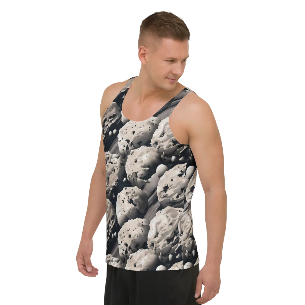 Moonfall Terrain on Men's Tank Top — Left Front