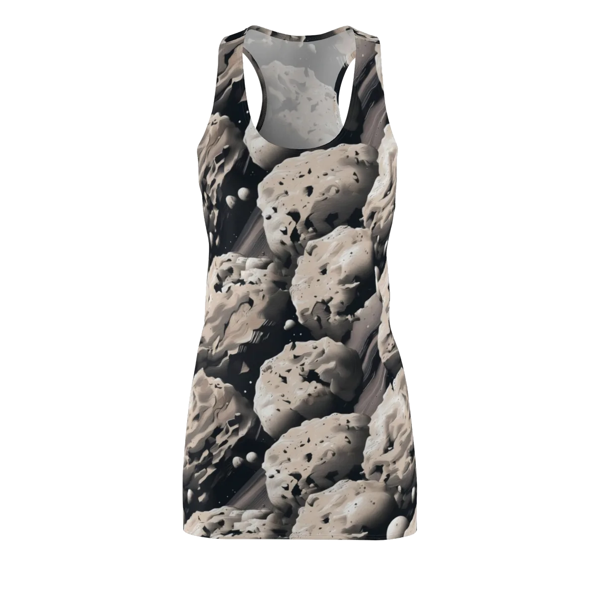 Moonfall Terrain on Racerback Dress — Front