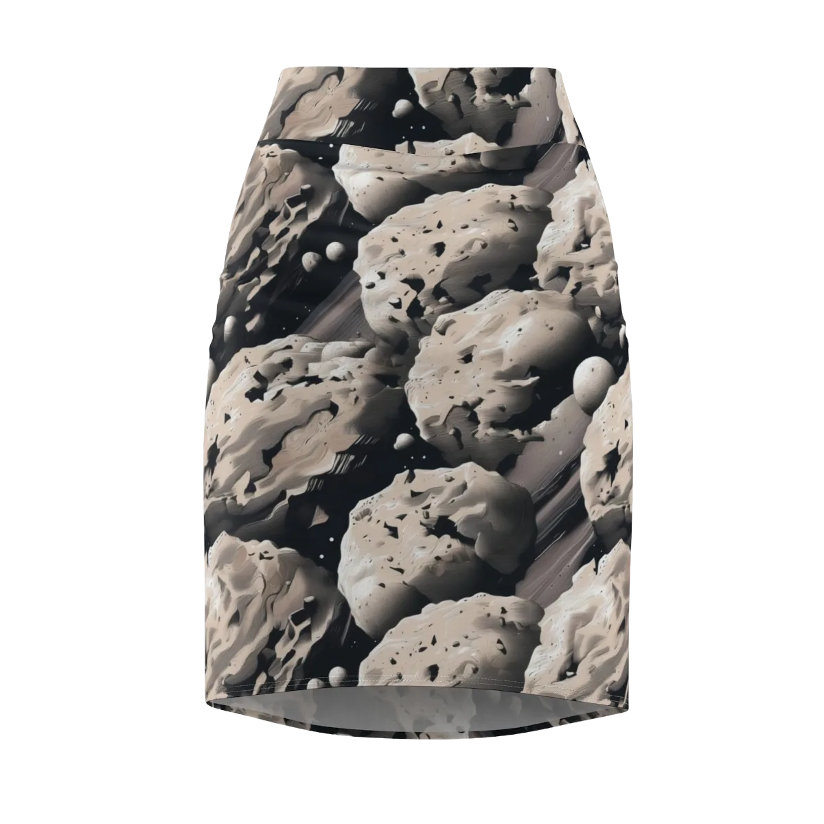 Moonfall Terrain on Pencil Skirt — Front