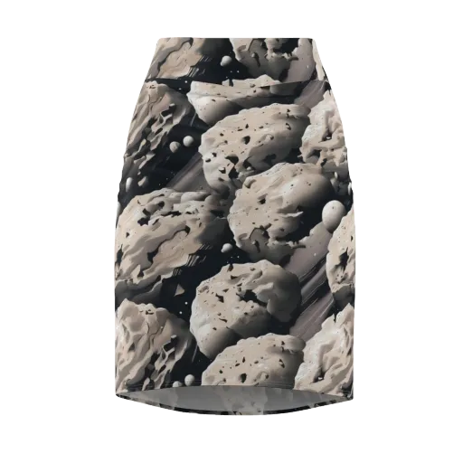 Moonfall Terrain on a Pencil Skirt