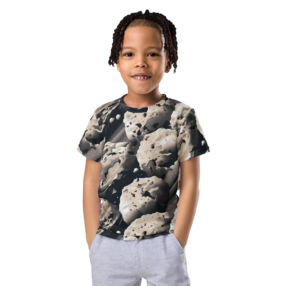 Moonfall Terrain on Kids Crew Neck T-Shirt — Front