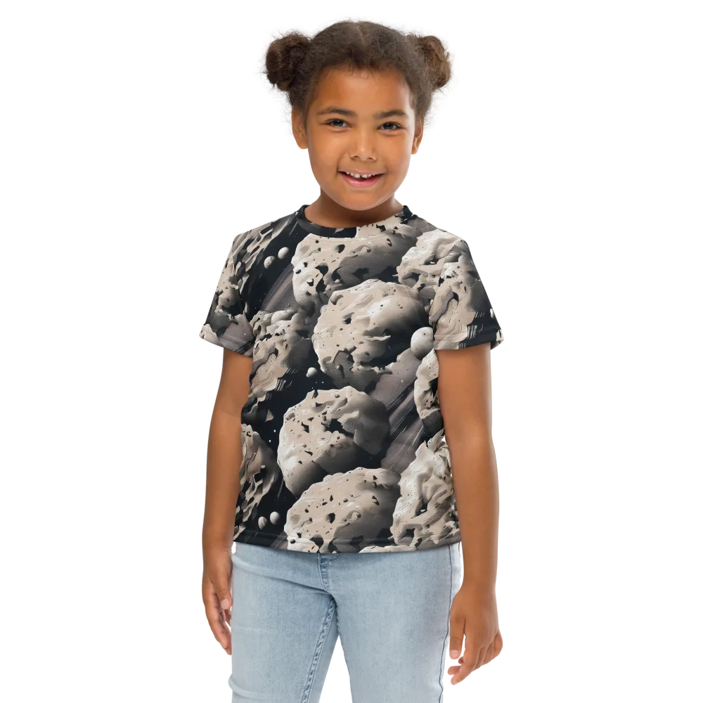 Moonfall Terrain on Kids Crew Neck T-Shirt — Front