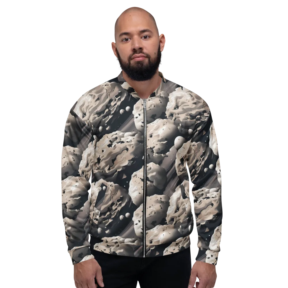 Moonfall Terrain on Bomber Jacket — Front