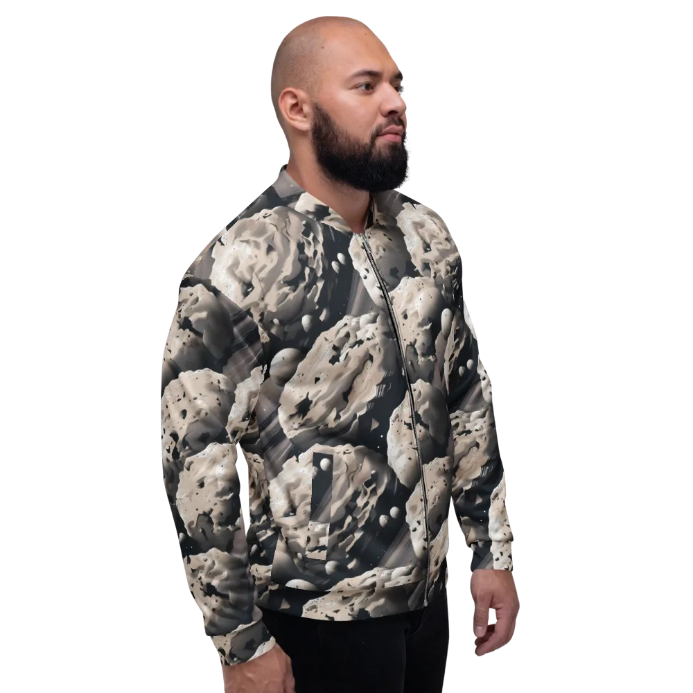 Moonfall Terrain on Bomber Jacket — Right