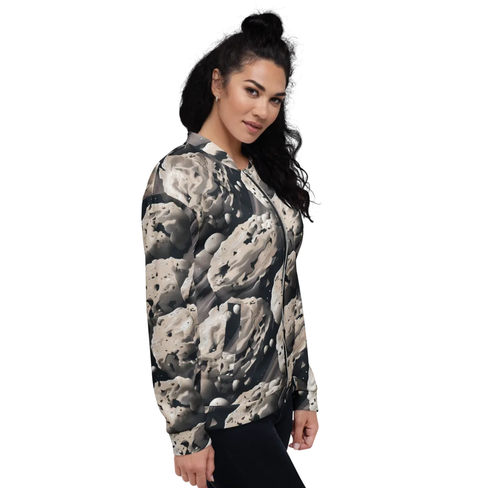 Moonfall Terrain on Bomber Jacket — Right