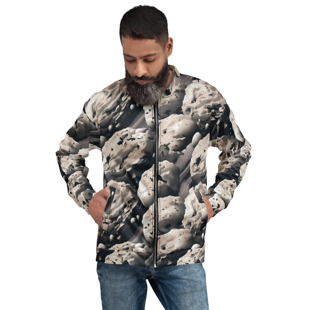 Moonfall Terrain on Bomber Jacket — Front