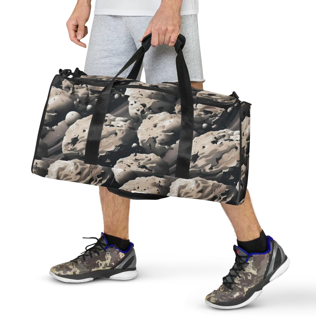 Moonfall Terrain on Duffle Bag — Front