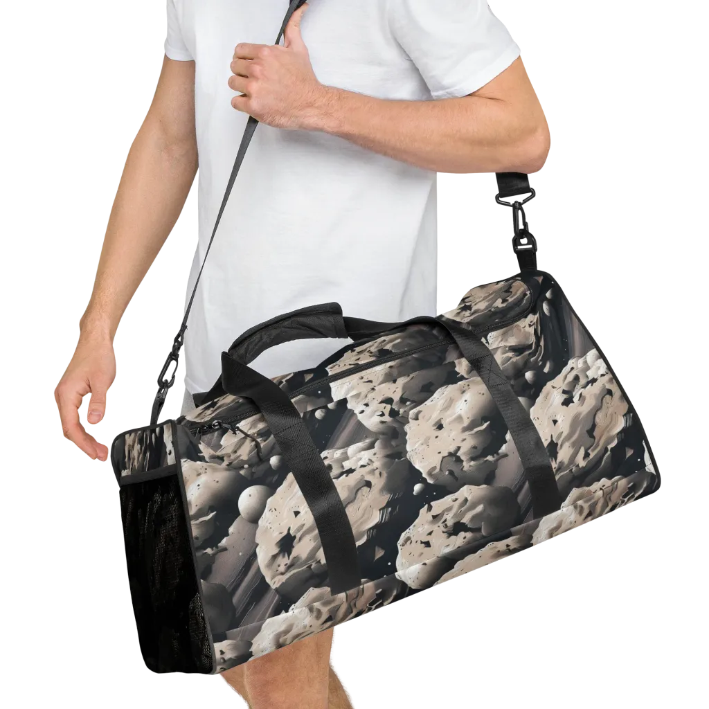 Moonfall Terrain on Duffle Bag — Right Front