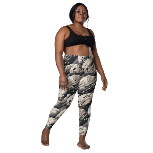 Moonfall Terrain on a Leggings with Pockets