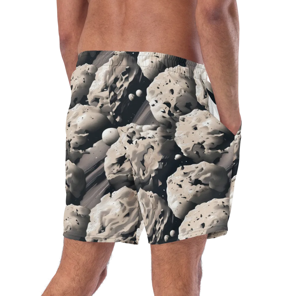 Moonfall Terrain on Swim Trunks — Right Back
