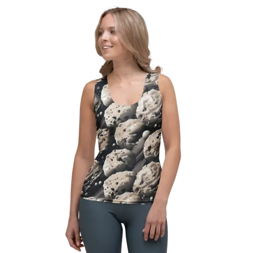 Moonfall Terrain on a Women's Tank Top