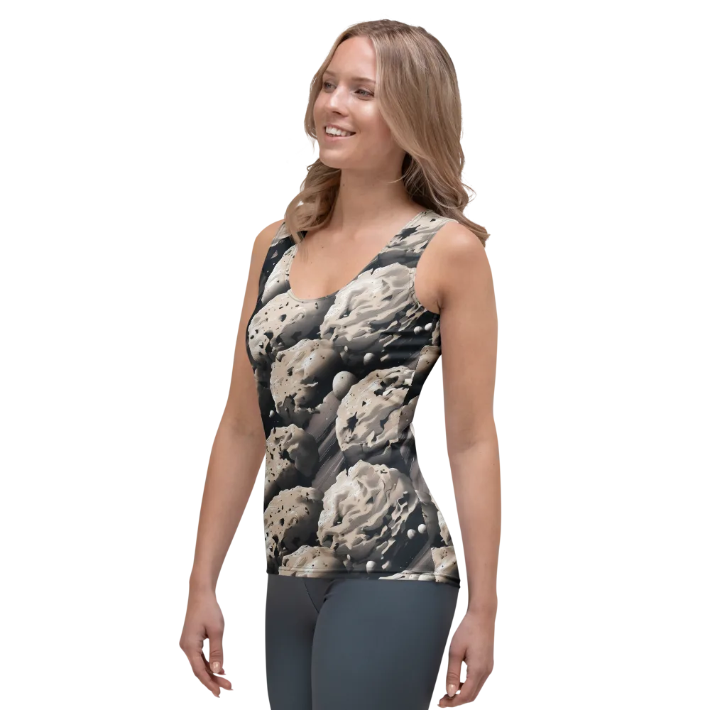 Moonfall Terrain on Women's Tank Top — Left Front