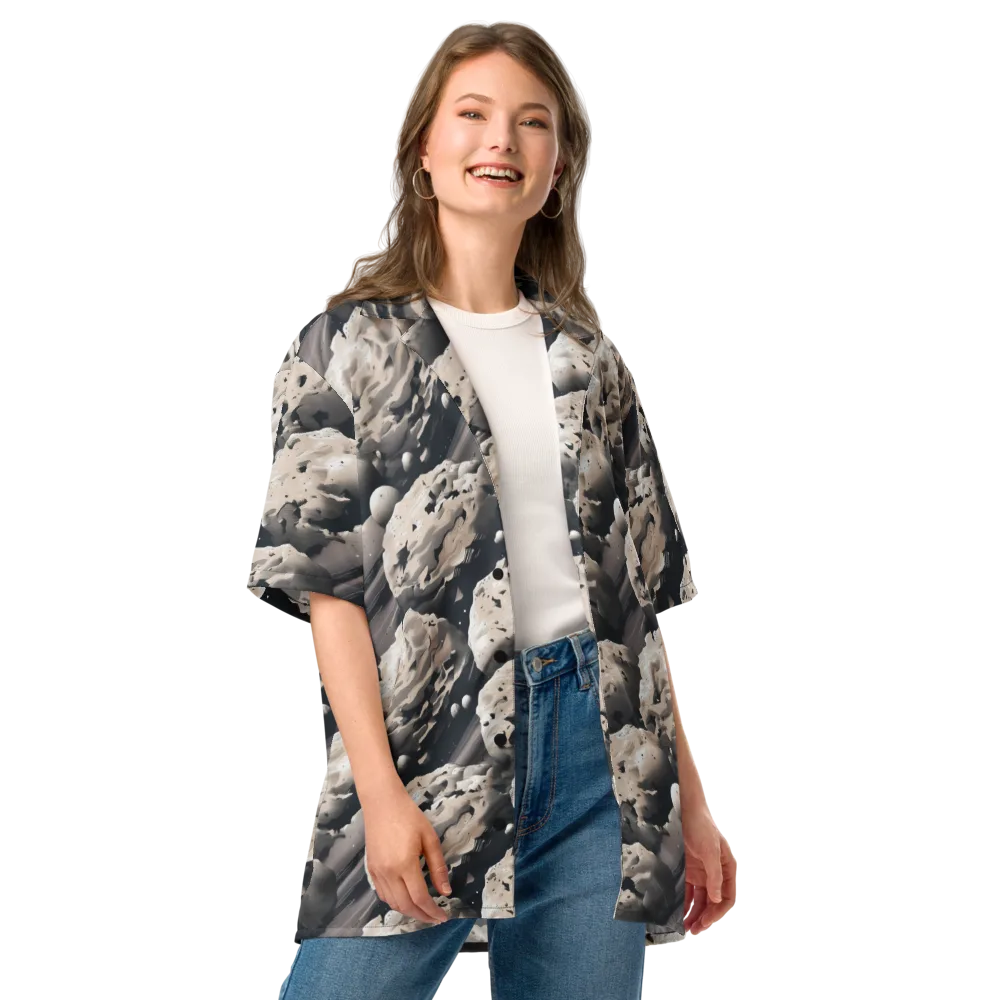 Moonfall Terrain on Button Shirt — Front