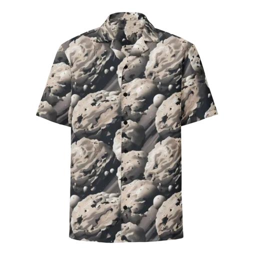 Moonfall Terrain on a Button Shirt